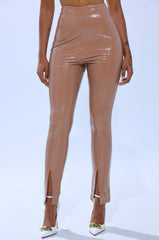 GET GROOVY FAUX LEATHER SKINNY LEGGING