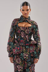 PRETTY LADY BROCADE BOLERO