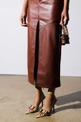 GROUND WORK SAGE POINTED TOE SILVER HARDWARE SANDAL