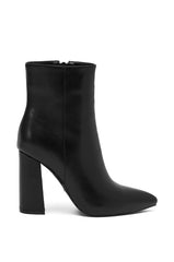 AZALEA WANG JESSABELL BLACK CHUNKY BOOTIE