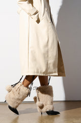 AZALEA WANG MAYRA TAUPE BOOTIE