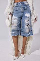 GO GET SOME DENIM BERMUDA SHORT