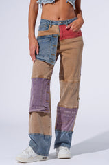SUPERNATURAL PATCHWORK JEANS