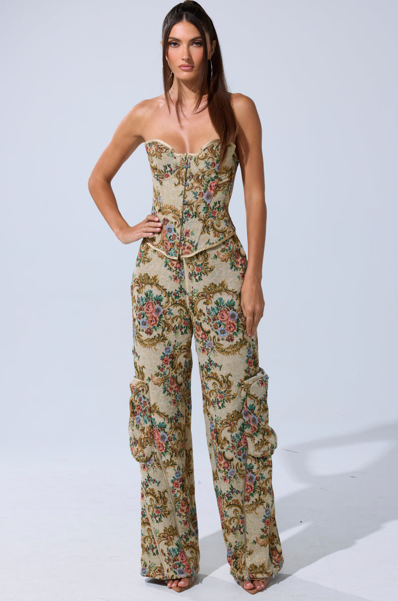 SHINE AWAY BROCADE TROUSER