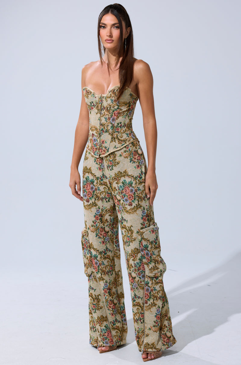 SHINE AWAY BROCADE TROUSER