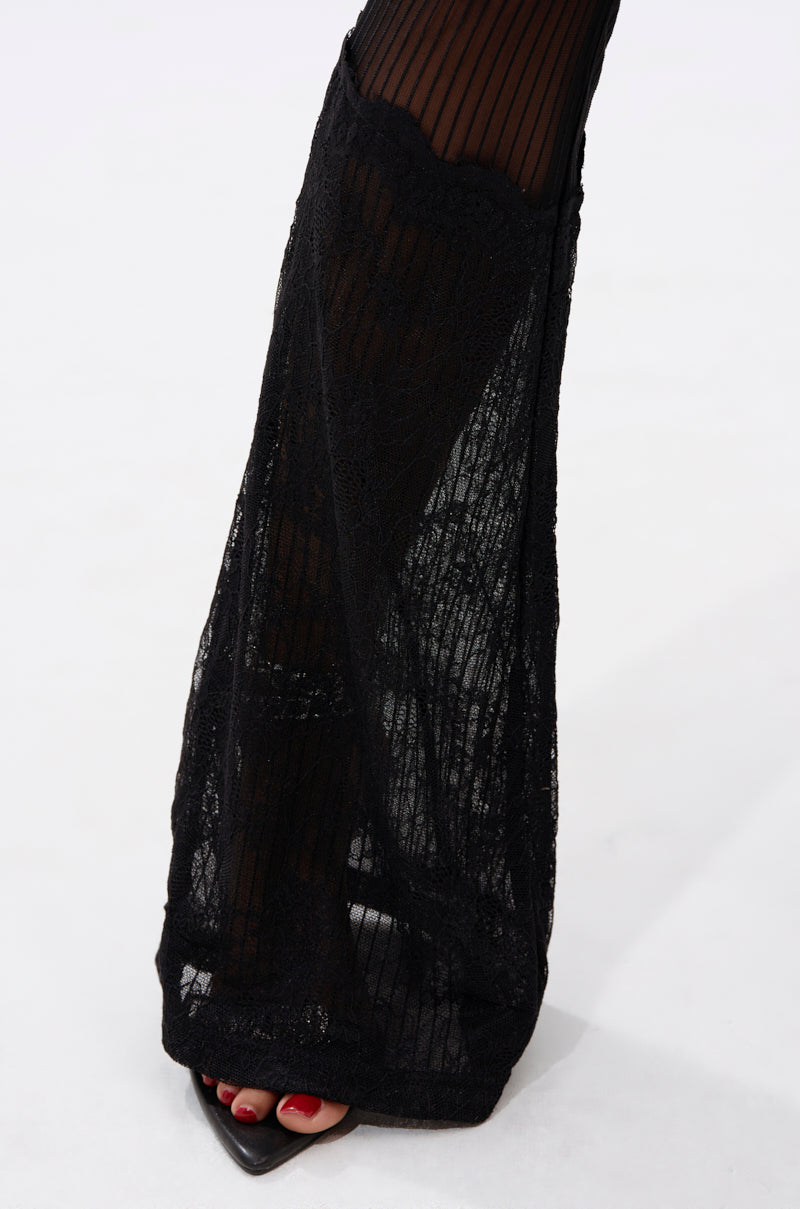 RELAX THOSE EYES LACE LEGGING