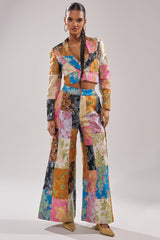 LOLITA PATCHWORK BROCADE TROUSER