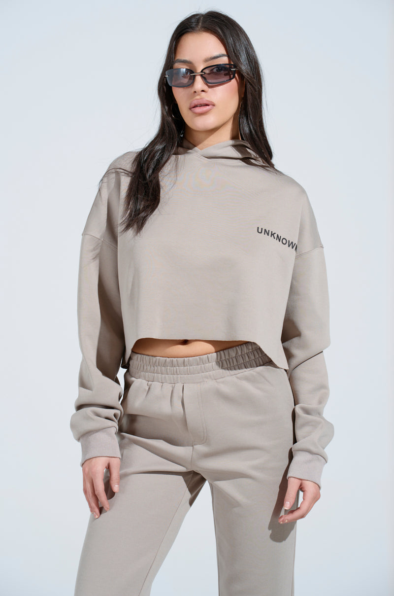 SOURCE UNKNOWN CROPPED SWEATSHIRT