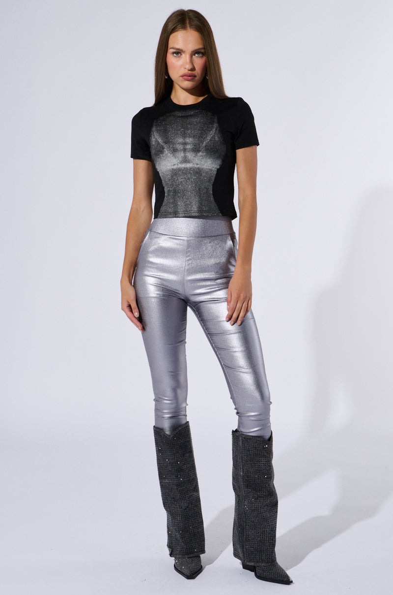 ALWAYS WINNIN HIGH WAIST FAUX LEATHER PANT