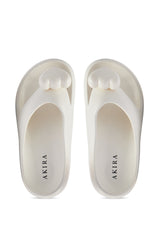 AKIRA COMPASSION WHITE SANDAL