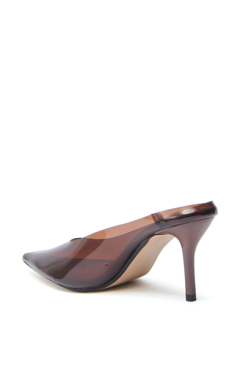 AZALEA WANG EEMIL BROWN PUMP STILETTO