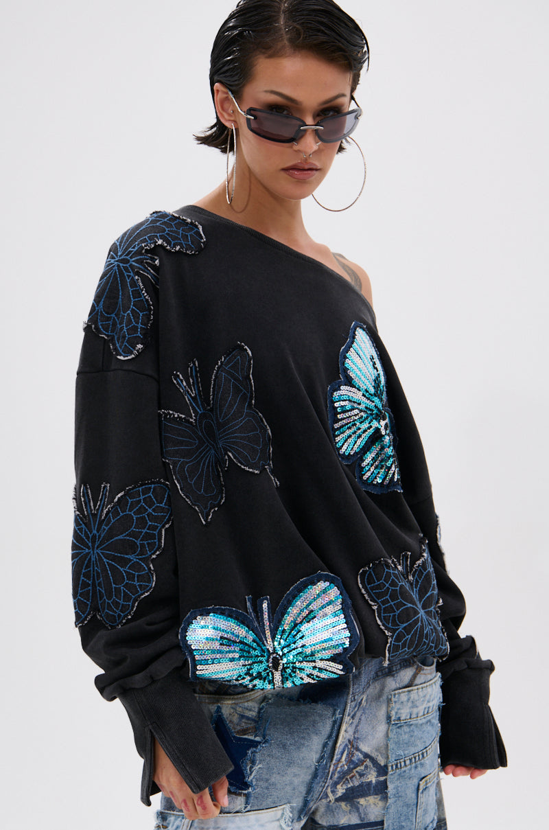 WORLD'S BEST EX GIRLFRINED OVERSIZED SWEATSHIRT