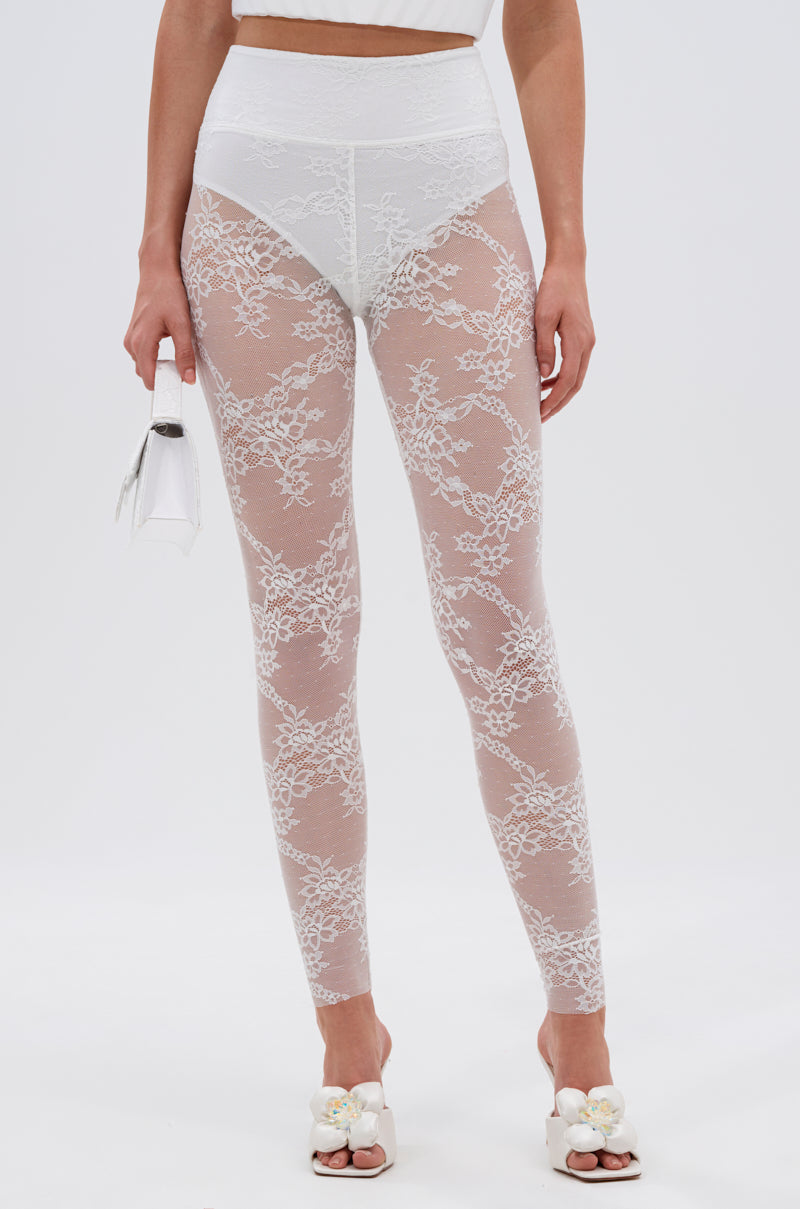 SUPER LACE STRETCHY LEGGINGS