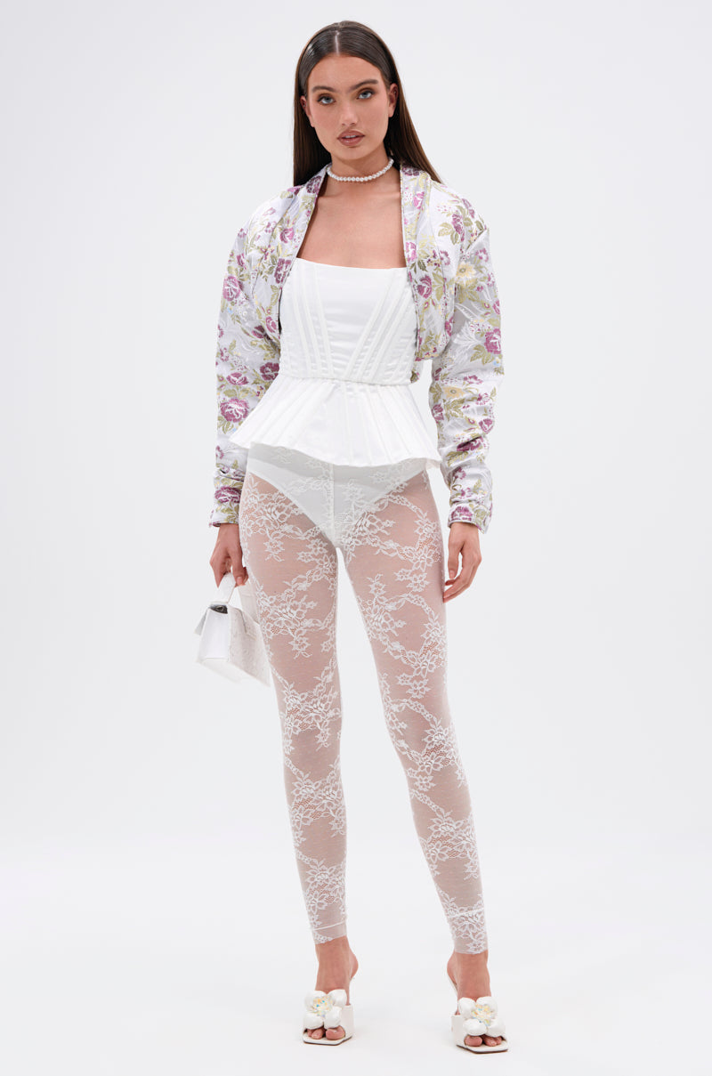 SUPER LACE STRETCHY LEGGINGS