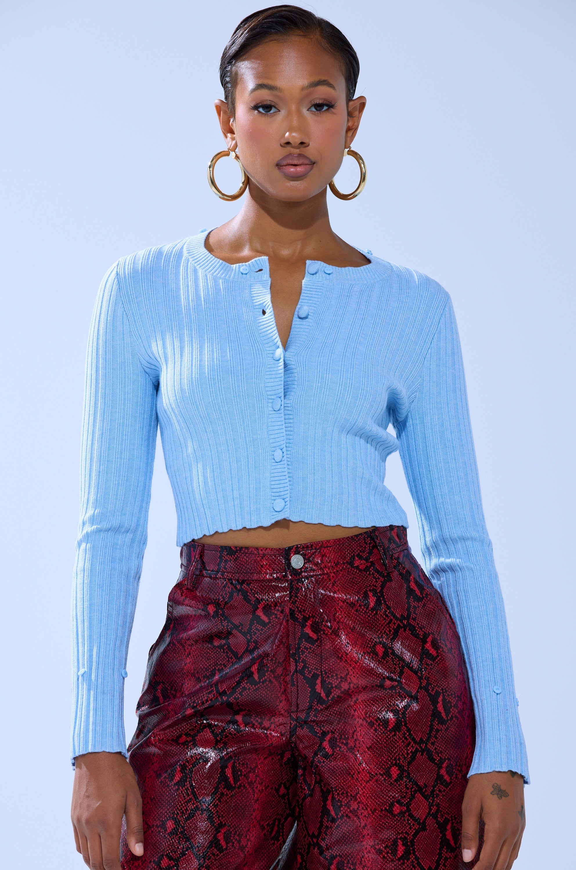 EXTRA IS MY MIDDLE NAME CARDIGAN WITH FUR