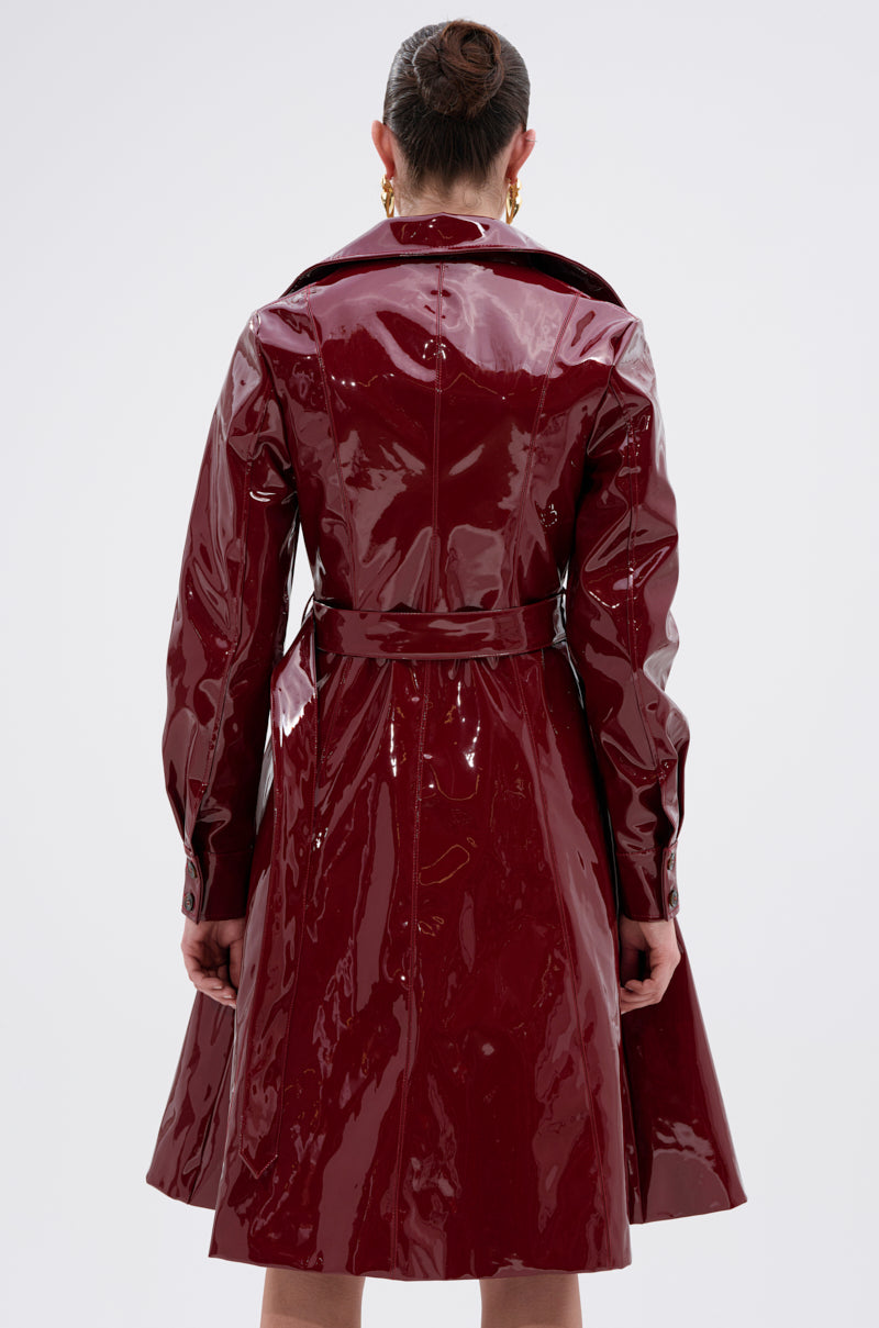 MITICA PATENT TRENCH COAT