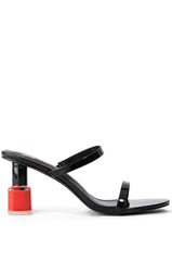 POLISH EMBELLISHED FLAT SANDAL