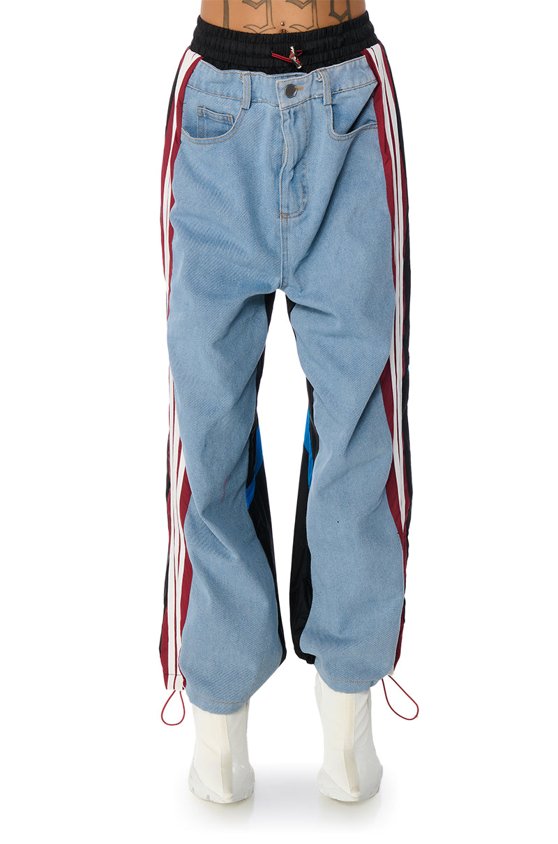 HAMILTON NYLON DENIM RACING PANT