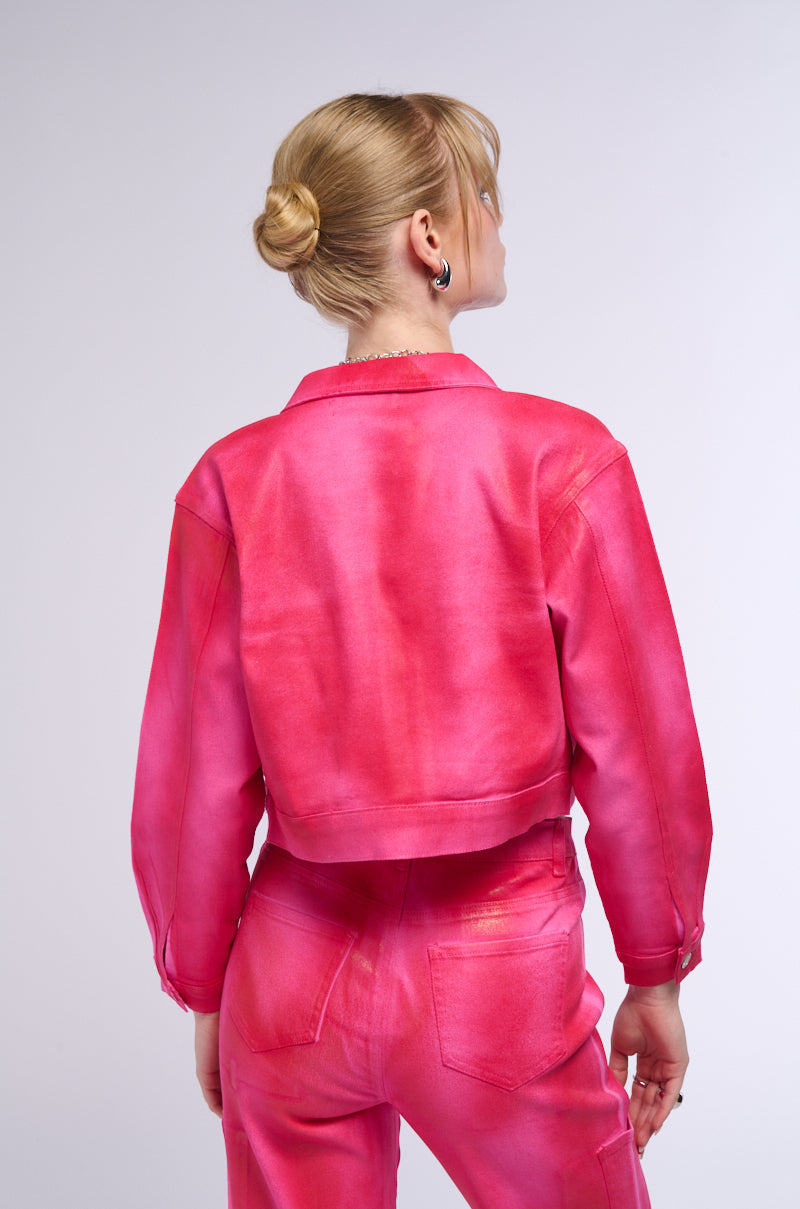 SOUR CANDY CROP JACKET