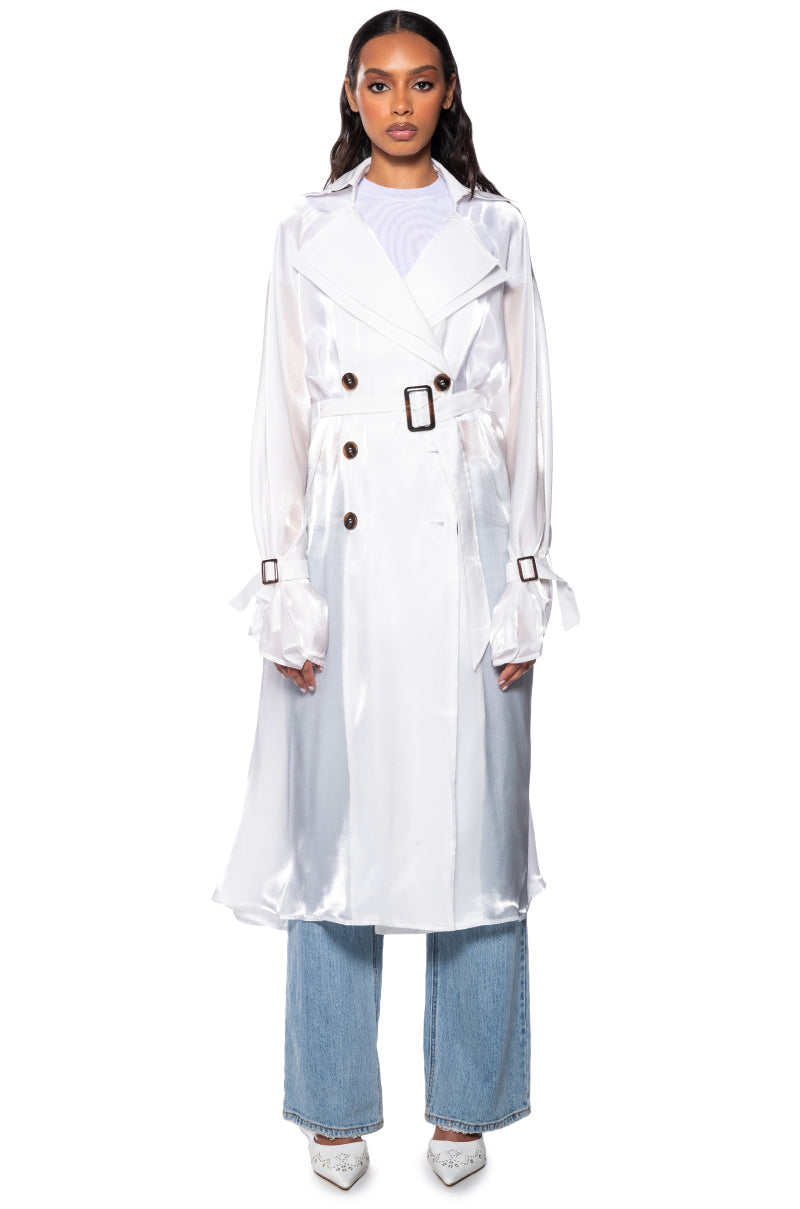 TULLE SPRING TRENCH JACKET