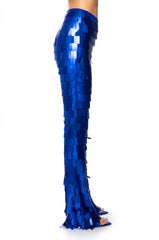 VAL STRETCH SEQUIN PANT IN BLUE
